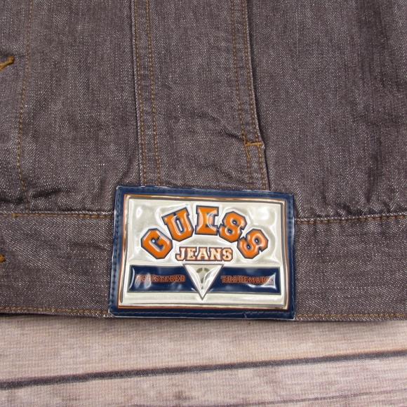 Guess Brown Denim Lightly Distressed Boys 16 / 18 - Picture 3 of 8